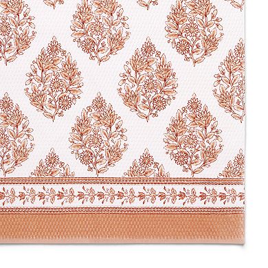 Caro Home Janine Printed Velour Bath Towel