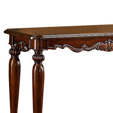 Bunbury Traditional Sofa Table, Cherry