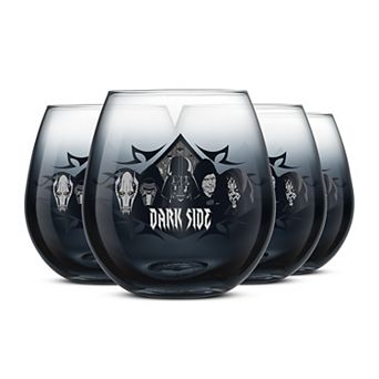 Star Wars 4-Pack Dark Side Stemless Drinking Glasses