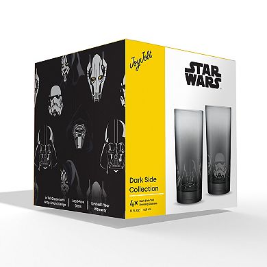 Star Wars 4-Pack Dark Side Tall Drinking Glasses
