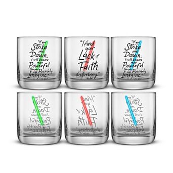 Star Wars 6-Pack Lightsaber Collection Drinking Glasses