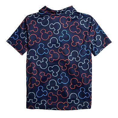 Disney's Mickey Mouse Boys 4-8 Allover Print Performance Polo by Jumping Beans®