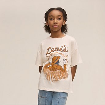 Girls 7-16 Levi's® Western Cowgirl Fringe Oversized T-shirt