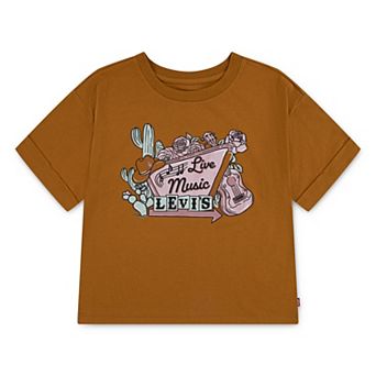 Girls 7-16 Levi's® Cowboy Music Western Short Sleeve Boxy T-shirt