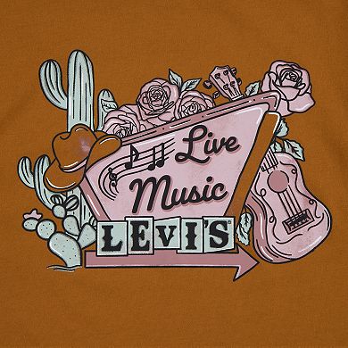 Girls 7-16 Levi's® Cowboy Music Western Short Sleeve Boxy T-shirt