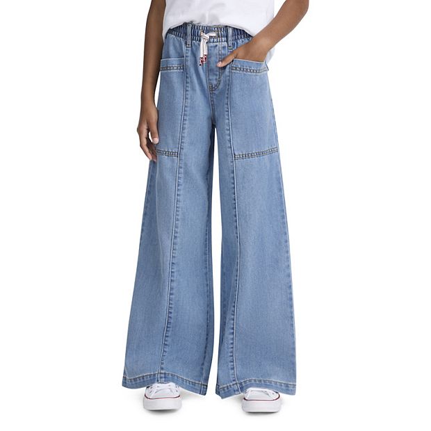 GOOD GRIEF！　WIDE LEG DENIM XS Girls 7-16 Levi's® Draped Denim Baggy Pants