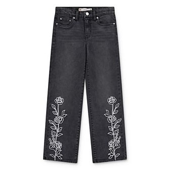 Girls 7-16 Levi's® Embroidered Western Floral Wide Leg Jeans