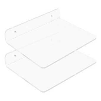 Clear Acrylic Floating Shelves Wall Storage Shelves For Room Wall Display Shelf
