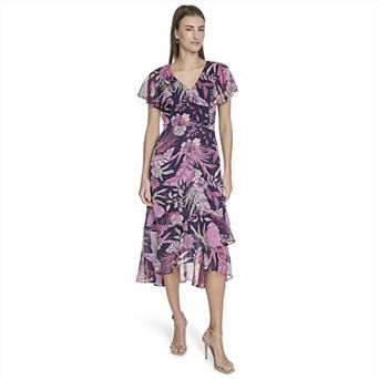 Women's Harper Rose Flutter Sleeve Midi Dress