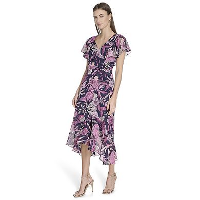 Women's Harper Rose Flutter Sleeve Midi Dress