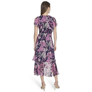 Women's Harper Rose Flutter Sleeve Midi Dress