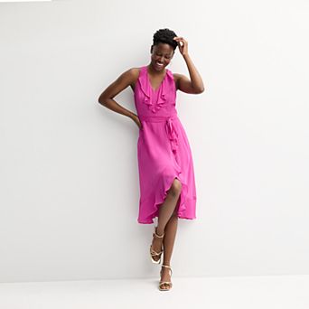 Women's Harper Rose Sleeveless Ruffle Midi Dress
