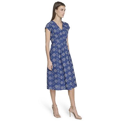 Women's Harper Rose Sleeveless Collared Fit & Flare Dress