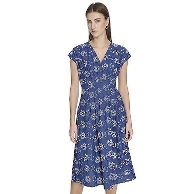 Women's Harper Rose Sleeveless Collared Fit & Flare Dress