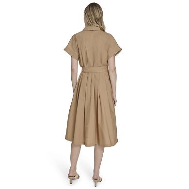 Women's La Nouvelle Renaissance Short Sleeve Shirt Dress