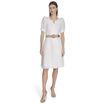 Women's La Nouvelle Renaissance Short Sleeve Belted Dress