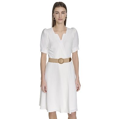 Women's La Nouvelle Renaissance Short Sleeve Belted Dress