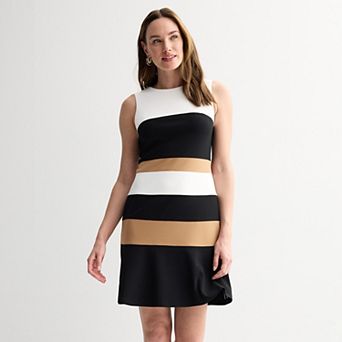 Women's Andrew Marc Sleeveless Flared Dress