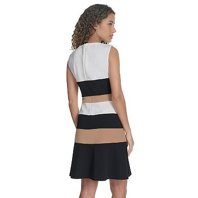 Women's Andrew Marc Sleeveless Flared Dress