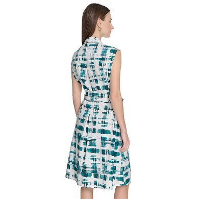 Women's Andrew Marc Belted Shirt Dress