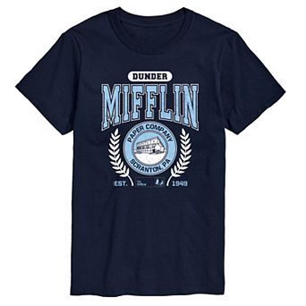 Men's The Office Dunder Mifflin Collegiate Graphic Tee