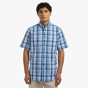 Men's Chaps Short Sleeve Button-Down Shirt