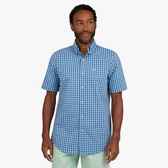 Men's Chaps Short Sleeve Button-Down Shirt