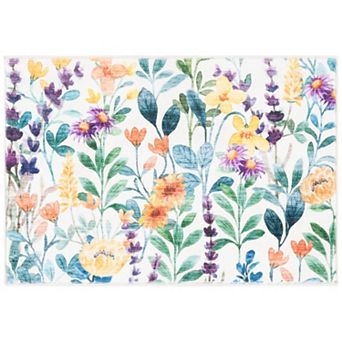 Safavieh Eli Floral Print Entry & Kitchen Throw Rug