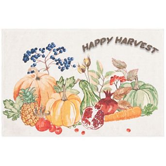 Safavieh Rue "Happy Harvest" Print Entry & Kitchen Throw Rug