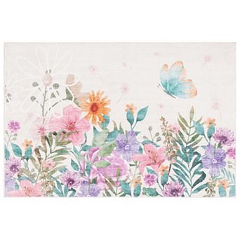Safavieh Ari Floral Print Entry & Kitchen Area Rug