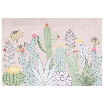 Safavieh Leo Cactus Print Entry & Kitchen Area Rug