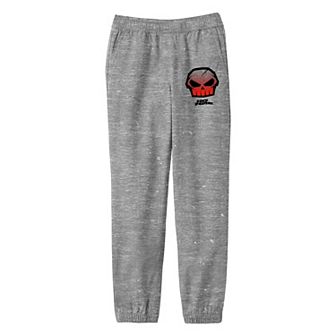 Men's No Fear Red Skull Logo Pajama Pants