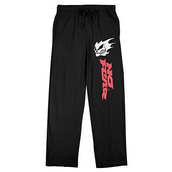 Men's No Fear Skull Logo Pajama Pants