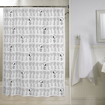 Peanuts Stop and Go Shower Curtain