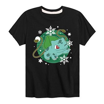 Boys 8-20 Pokémon Bulba Snow Graphic Tee