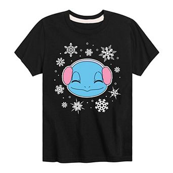 Boys 8-20 Pokémon Squirtle & Snowflake Graphic Tee