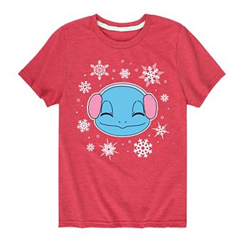 Boys 8-20 Pokémon Squirtle & Snowflake Graphic Tee