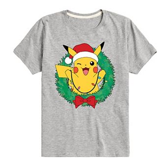 Boys 8-20 Pokémon Pikachu Wreath Graphic Tee
