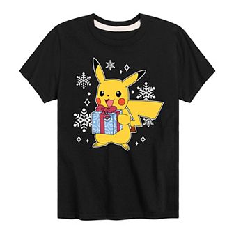 Boys 8-20 Pokémon Pika Presents Graphic Tee
