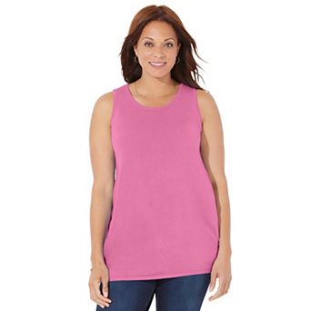 Catherines Women's Plus Size Petite Cashmiracle Shell