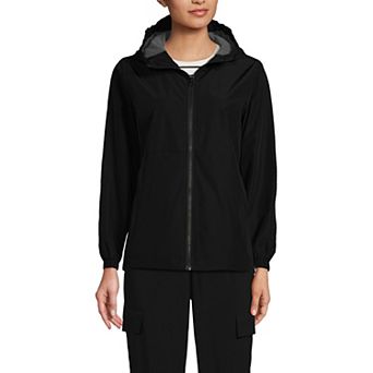 Women's Lands' End Hooded Rain Jacket
