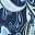 Blue Graphic Paisley