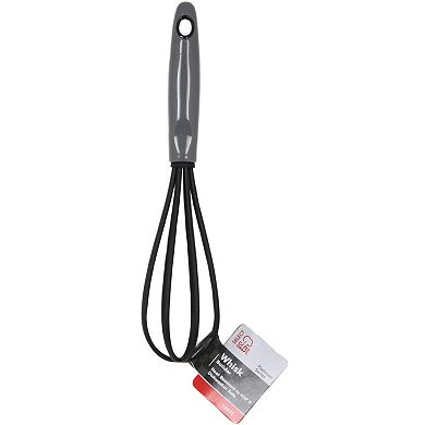 Nylon Sturdy Whisk, 10.5 inch, Black & Gray