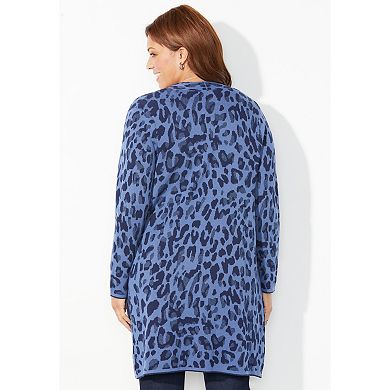 Catherines Women's Plus Size Luxe Sweater Cardigan