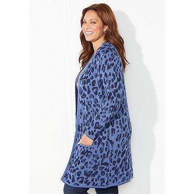 Catherines Women's Plus Size Luxe Sweater Cardigan