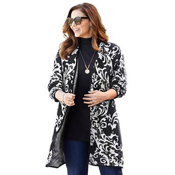 Catherines Women's Plus Size Luxe Sweater Cardigan