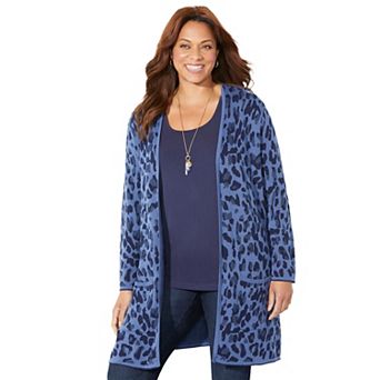 Catherines Women's Plus Size Luxe Sweater Cardigan