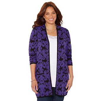 Catherines Women's Plus Size Luxe Sweater Cardigan