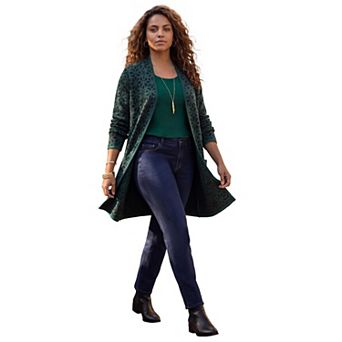 Catherines Women's Plus Size Luxe Sweater Cardigan