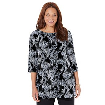 Catherines Women's Plus Size Petite Anywear Tunic
